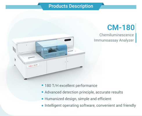 Immunoessai automatique clinique de l'analyseur 200kg de la chimie CM180