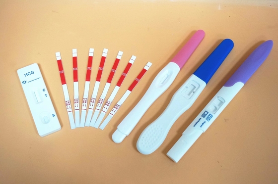 Grossesse rapide du kit d'examen de diagnostic de cassette HCG précise pour l'essai à la maison d'individu