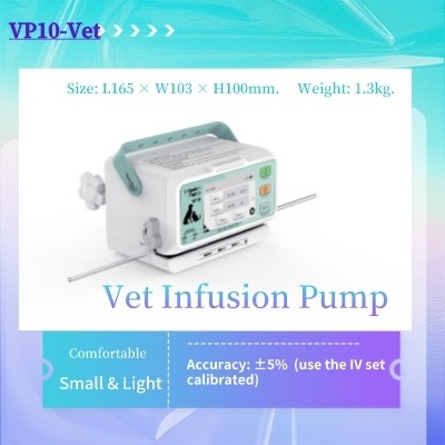 Pompe vétérinaire d'infusion de vétérinaire du matériel médical 240V de détection ultrasonique
