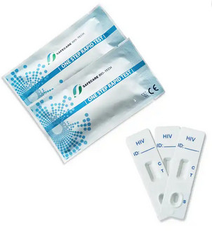 Un HIV de Kit Rapid Diagnostic 4.0mm d'essai de salive d'étape déterminent l'essai