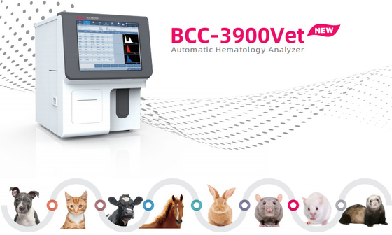 L'analyseur automatique clinique de hématologie a entièrement automatisé la machine de Cbc pour l'usage vétérinaire