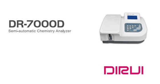 automatique portatif médical d'analyseur de biochimie de 340nm Dirui semi