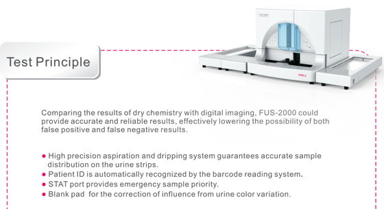 Hybride automatique d'analyse d'urine de l'analyseur FUS-2000 de sédiment d'urine d'ODM