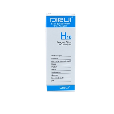 L'analyse d'urine des bandes d'essai de protéine de l'urine ISO13485 H10 Dirui dépouille pour l'analyse d'urine