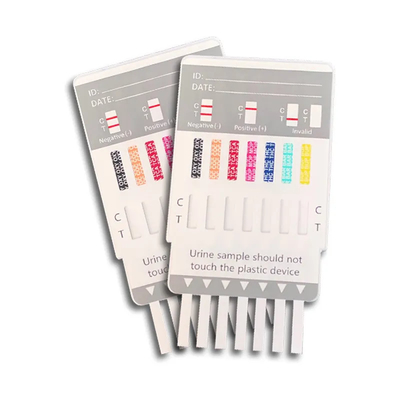 Kit combiné de Dipcard d'essai de l'examen de diagnostic ISO13485 du kit 6 de drogue rapide de panneau