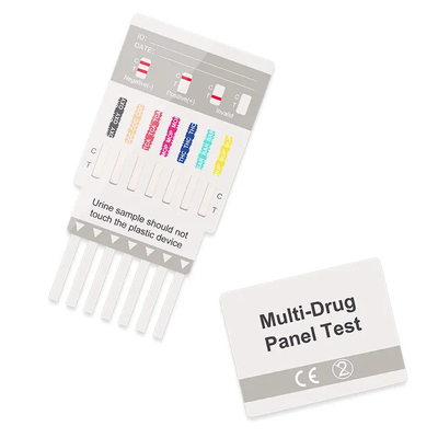 Kit combiné de Dipcard d'essai de l'examen de diagnostic ISO13485 du kit 6 de drogue rapide de panneau