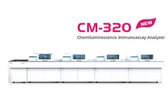 OIN CM-320 d'analyseur d'immunoessai de Clia de la chimiluminescence 320T/H